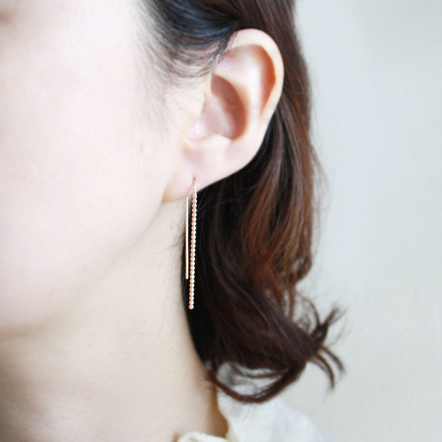 Long Arc Threader Earrings