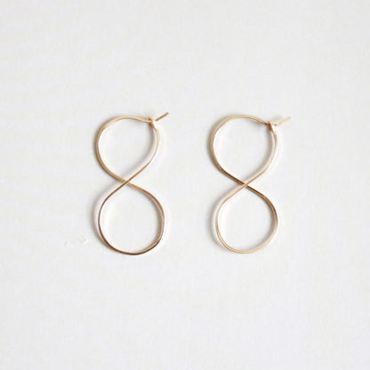 Infinity Hoop Earrings