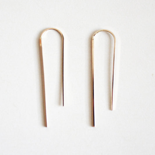 Long Arc Threader Earrings