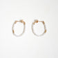 Moonstone Hoop Earrings - Small