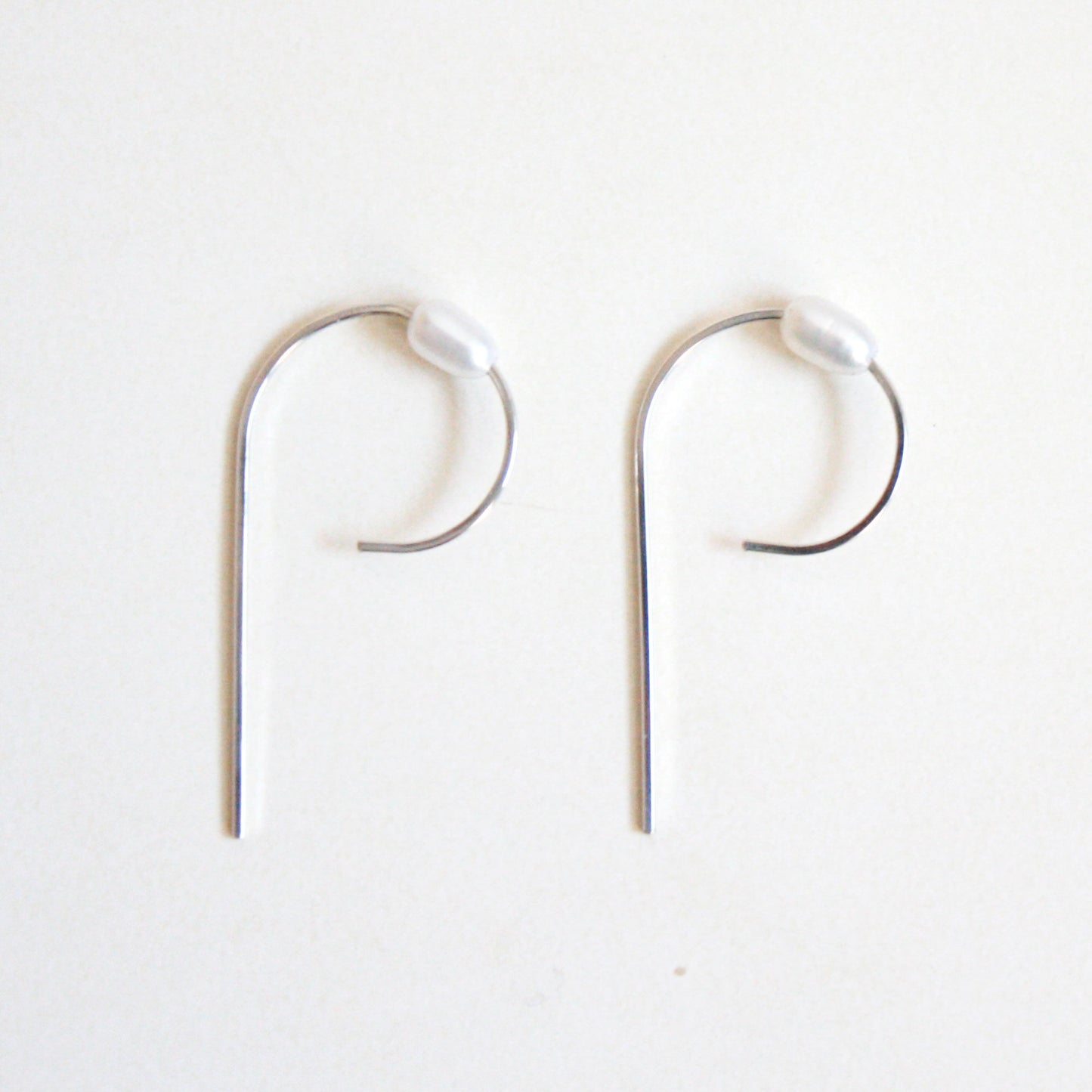 Pearl Threader Earrings - P