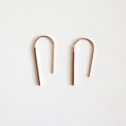 Short Arc Threader Earrings