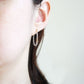 Smoky Quartz Hoop Earrings - Small