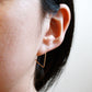 Hoop Earrings - Triangle - 14k Gold Filled