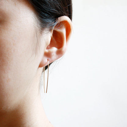 Arc Earrings - Long - 14k Gold Filled