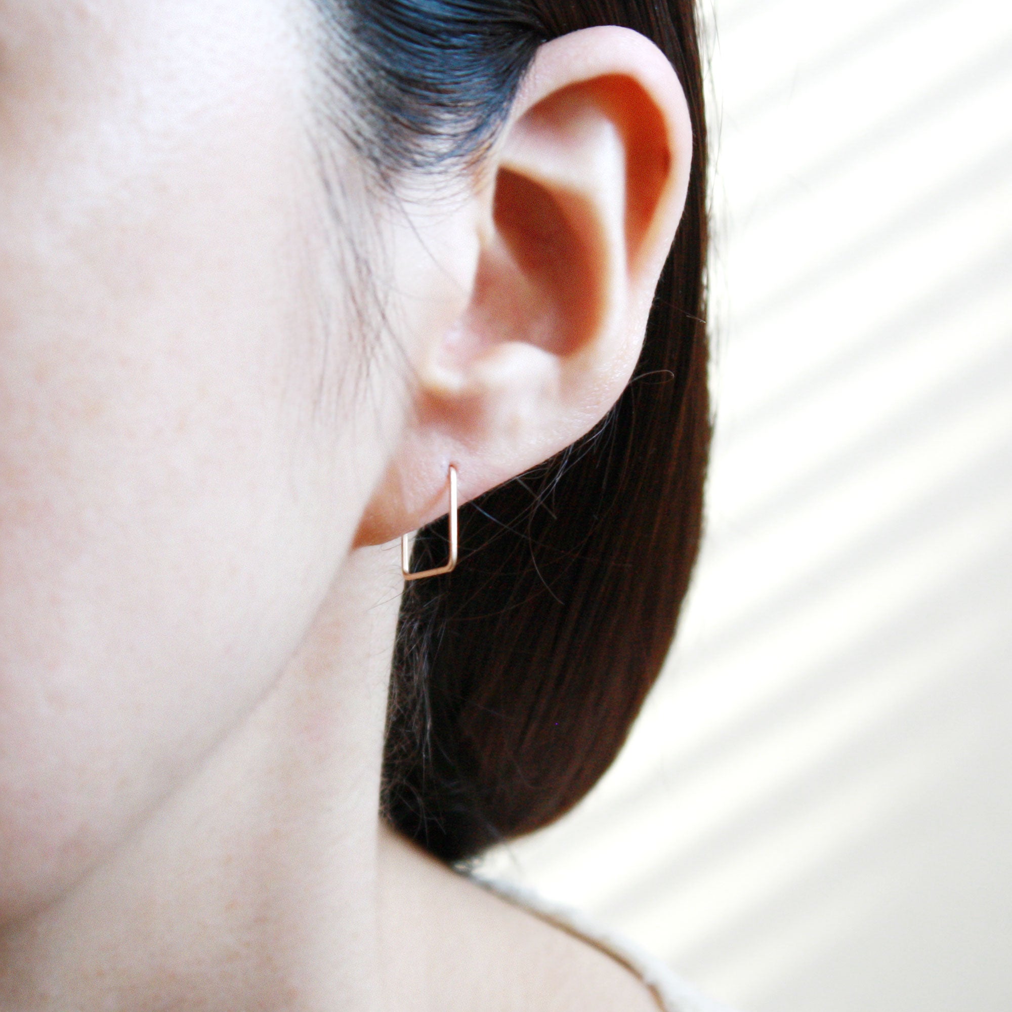 Square Hoops - Square Hoop Earrings by VERA VEGA – Vera Vega